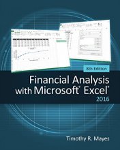 Cover art for Financial Analysis with Microsoft Excel 2016, 8E