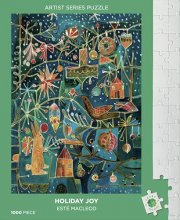Cover art for Lucky Puzzles 1000 Piece Jigsaw Puzzle: Holiday Joy by Este MacLeod