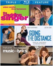 Cover art for Drew Barrymore Triple Feature (The Wedding Singer / Music and Lyrics / Going the Distance) [Blu-ray]