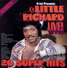 Cover art for K-tel Presents Little Richard Live! 20 Super Hits