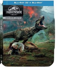 Cover art for Jurassic World: Fallen Kingdom (STEELBOOK) (3D + Blu-ray) (2 Disc)