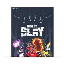 Cover art for TeeTurtle Here to Slay Base Game - from The Creators of Unstable Unicorns - A Strategic Card Game for Teens and Adults , Black