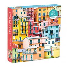Cover art for Ciao from Cinque Terre 500 Piece Puzzle from Galison - Beautiful Photographic Jigsaw Puzzle of The Coastal Area of Liguria, Italy, 20" x 20", Fun & Challenging, Unique Gift Idea