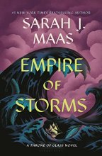 Cover art for Empire of Storms NEW COVER! (Throne of Glass, 5)