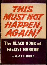 Cover art for This Must Not Happen Again! The Black Book of Fascist Horror