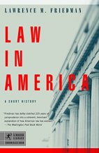 Cover art for Law in America: A Short History (Modern Library Chronicles)