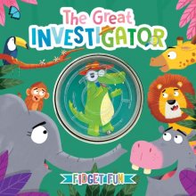 Cover art for The Great InvestiGator - Children's Sensory Storybook with Touch and Fidget Bead Maze