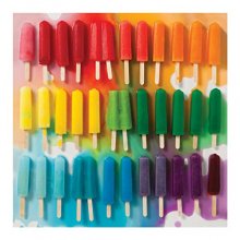 Cover art for Galison 500 Piece Rainbow Popsicle Jigsaw Puzzle for Families and Teens, Colorful Rainbow Puzzle with Gorgeous and Unique Twist on Classic Rainbow, Photo Puzzle Shows with Vivid Color, Multicolor