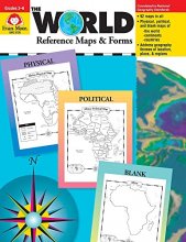 Cover art for Evan-Moor Educational Publishers The World: Reference Maps & Forms Book (World & U.S. Maps)