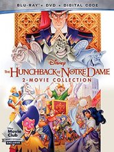 Cover art for The Hunchback of Notre Dame I (1996) and II (2002). 2-movie Collection. Disney Exclusive [2021 Blu Ray + DVD + Digital Code]. Sleeve.