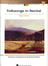 Cover art for Folksongs in Recital - 14 Concert Arrangements: High Voice
