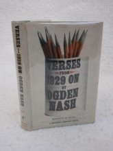 Cover art for Ogden Nash VERSES FROM 1929 ON 1959 Modern Library, NY HC/DJ