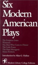 Cover art for Six Modern American Plays