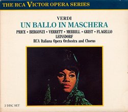 Cover art for Un Ballo In Maschera (Price/Verrett/Bergonzi/Merrill/Flagello/Leinsdorf)