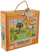 Cover art for Green Start Giant Floor Puzzles: Number Hunt (35 Piece Floor Puzzles Made of 98% Recycled Materials)