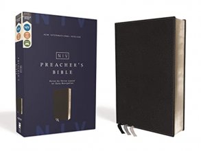 Cover art for NIV, Preacher's Bible, Verse-by-Verse Format, Leathersoft, Black, Line Matched, Comfort Print