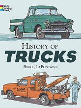 Cover art for History of Trucks Coloring Book (Dover Planes Trains Automobiles Coloring)