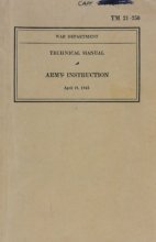 Cover art for War Department Technical Manual TM 21-250 ARMY INSTRUCTION