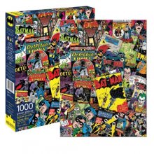 Cover art for AQUARIUS DC Comics Puzzle Batman Collage (1000 Piece Jigsaw Puzzle) - Officially Licensed DC Comics Merchandise & Collectibles - Glare Free - Precision Fit - 20 x 27 Inches