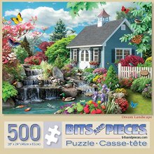Cover art for Bits and Pieces - Dream Landscape 500 Piece Jigsaw Puzzles for Adults - Each Puzzle Measures 18" X 24" - 500 pc Jigsaws by Artist Alan Giana