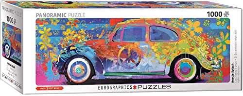 Cover art for EuroGraphics Volkswagon Beetle Splash Panormaic 1000-Piece Puzzle