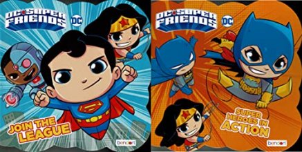 Cover art for DC Super Friends - Super Heroes in Action & Join the League - Children's Board Book (Set of 2 Books)