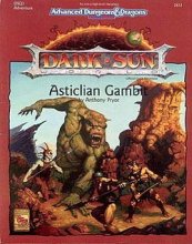 Cover art for Asticlian Gambit DSQ3 AD&D TSR 2412 Dark Sun