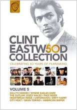 Cover art for Clint Eastwood Collection: Volume 5 (Kelly's Heroes / Where Eagles Dare / The Outlaw Josey Wales / Pale Rider / Heartbreak Ridge / Unforgiven / Dirty Harry / City Heat / Gran Torino / American Sniper) [DVD]