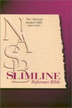 Cover art for Slimline Reference Bible: New American Standard Update / Burgundy Leather