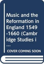Cover art for Music and the Reformation in England 1549–1660 (Cambridge Studies in Music)