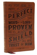 Cover art for NKJV, Personal Size Reference Bible, Verse Art Cover Collection, Leathersoft, Tan, Red Letter, Comfort Print: Holy Bible, New King James Version
