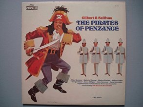 Cover art for SIR MALCOLM SARGENT GILBERT & SULLIVAN PIRATES OF PENZANCE vinyl record