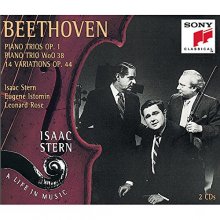 Cover art for Beethoven: Piano Trios / 14 Variations - Isaac Stern, A Life in Music