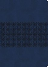 Cover art for The Jeremiah Study Bible, ESV Navy LeatherLuxe Limited Edition: What It Says. What It Means. What It Means for You.