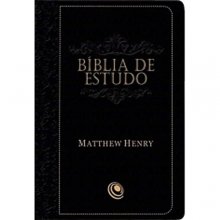Cover art for Biblia De Estudo Com Comentarios De Matthew Henry - Preta