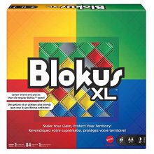Cover art for Mattel Games Blokus Xl Strategy Board Game, Family Game for Kids & Adults with Colorful Oversized Pieces & Just One Rule [Amazon Exclusive]