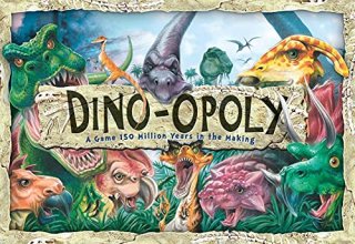 Cover art for Dino-Opoly Monopoly Board Game