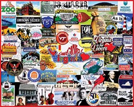 Cover art for White Mountain - I Love Virginia Puzzle, 1000 Piece Jigsaw Puzzle