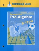 Cover art for McDougal Littell Pre-Algebra: Notetaking Guide