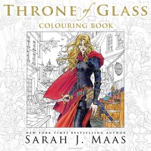 Cover art for The Throne of Glass Colouring Book