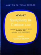 Cover art for Symphony in G Minor, K. 550 (Norton Critical Scores)