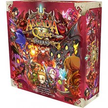 Cover art for Arcadia Quest Inferno Board Game Standalone | Strategy Game | Fantasy Adventure Game with Miniatures for Adults and Teens | Ages 14+ | 2-4 Players | Average Playtime 45 Minutes | Made by CMON