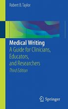 Cover art for Medical Writing: A Guide for Clinicians, Educators, and Researchers
