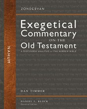 Cover art for Nahum: A Discourse Analysis of the Hebrew Bible (30) (Zondervan Exegetical Commentary on the Old Testament)