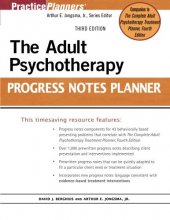 Cover art for The Adult Psychotherapy Progress Notes Planner