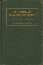 Cover art for An American Religious Movement,: A Brief History of the Disciples of Christ
