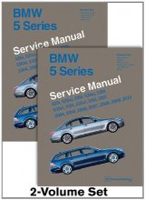 Cover art for BMW 5 Series (E60, E61) Service Manual: 2004, 2005, 2006, 2007, 2008, 2009, 2010