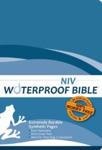Cover art for NIV(1984) Waterproof Bible: Blue Wave