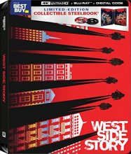 Cover art for West Side Story (Limited Edition Steelbook) [4K Ultra HD + Blu-ray + Digital HD]