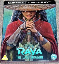 Cover art for RAYA AND THE LAST DRAGON 4K ULTRA HD COLLECTORS LIMITED EDITION STEELBOOK / REGION FREE / INCLUDES BLU RAY